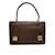 Hermès Hermes 1955 Bolso satchel de piel de avestruz marrón oscuro Castaño Cueros exoticos  ref.939348