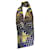 Hermès Blu Navy / Sciarpa Le Maxi Twilly in seta nera Multi Clic Clac a Pois Multicolore  ref.939373