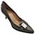 Sapatos de couro Hermès Taupe Marrom  ref.939400
