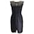Autre Marque Roksanda Ilincic Schwarzes ärmelloses Kleid aus reiner Seide mit durchgehendem Reißverschluss vorne  ref.939422