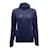 Suéter de cashmere e mohair Chanel azul marinho com lantejoulas Casimira  ref.939499