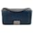 Le Boy Bolsa masculina Chanel azul marinho média com ferragens de bronze Couro  ref.939502