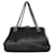 Chanel Pony And Leather Frame Black Calf Hair Clutch  ref.939518