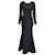 Rebecca Vallance Barbie Robe en crêpe à manches longues et dos ouvert / Robe de Cérémonie en Noir Polyester  ref.939562