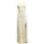 Vestido Maxi Casual Redemption Ivory Renda Aberta nas Costas Cru