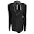 Rick Owens Black Single Button Tuxedo-style Blazer Wool  ref.939587