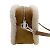 Golden Goose Deluxe Brand Borsa a tracolla con stella in camoscio marrone chiaro e shearling - vista 3