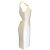 Thomas Wylde Ivory / Vestido midi de seda com detalhe de lua crescente prateada sem mangas - vista 2