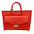 Tory Burch Masaai Red Saffiano Leather T Lock Handbag  ref.939730
