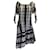 Autre Marque Dodo Bar Or Black / White Yolanda Tassel Detail Embroidered Midi Dress Cotton  ref.939760