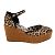 Zeppe espadrillas leopardate marroni di Dolce & Gabbana - vista 2