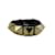 Valentino Garavani Bracelet Valentino or noir gros clous Rockstuds Cuir  ref.939783