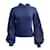 Alanui Geometric Star Intarsia Open Back Odyssey Blue Sweater Cashmere  ref.939893