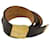 Cinturón con hebilla dorada de lona Monogram de Louis Vuitton Castaño Cuero  ref.939929
