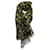 Louis Vuitton x Takashi Murakami Green Camoflauge Monogram Crinkled Cashmere and Silk Scarf  ref.939939