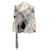 Alexander McQueen rosa/Grau-schwarze Langarmbluse mit Rosen-Grafikdruck Seide  ref.939999