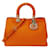 Dior Diorissimo Orange Leather  ref.940727