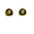 Chanel 97P GRIPOIX GREEN GLASS CC Golden Metal  ref.940941