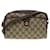 GUCCI GG Canvas Web Sherry Line Shoulder Bag PVC Leather Beige Green Auth 43091  ref.940970