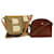 BALLY Shoulder Bag Canvas Leather 2Set Brown Khaki Auth bs5498 Cloth  ref.940998