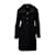 Manteau Miu Miu avec sweat à capuche zippé Coton Noir  ref.941090