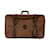 Trussardi Large Leather Luggage Brown  ref.941092