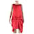 Theory Dresses Red Polyester  ref.941188