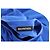 Everyday Balenciaga Back Logo Rundhals-T-Shirt aus blauer Baumwolle - Ansicht 4