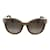 Chloé Ovale Sonnenbrille mit Farbverlauf CE709SA Braun Metall  ref.941242