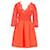 Claudie Pierlot robe Red Cotton  ref.942004