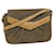 FENDI Zucchino Canvas Shoulder Bag Beige Auth th3653  ref.942150