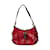 Autre Marque Collection Privée Vintage Snakeskin Shoulder Bag Red Leather  ref.942243