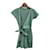CARVEN Robes T.International XS Coton Vert  ref.942258