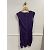 Vestido AZZARO T.Internacional S Lana Púrpura - vista 3