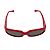 Alain Mikli Red / Sonnenbrille mit schwarzem Kunststoffrahmen - Ansicht 3