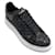 Alexander McQueen Black Galaxy Glitter Sneakers Leather  ref.943171