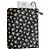 Clutch Carven Flori in pelle d'agnello nera Nero