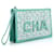Chanel Clutch bags Green Leather  ref.943383