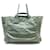 CHANEL CABAS DEAUVILLE MEDIUM HANDBAG GREEN LEATHER GREEN LEATHER TOTE BAG  ref.943525