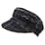 MAISON MICHEL NEW ABBY CAP IN NAVY BLUE TWEED NAVY BLUE CAP HAT  ref.943653