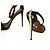 Cesare Paciotti Dagger Black Suede Ankle Strap Sandals Chaussures Talons hauts taille 36.5 - vue 7