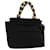 Salvatore Ferragamo Chain Hand Bag Canvas Black AU-21-5251 Auth FM2397 Cloth  ref.943789