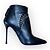 Sergio Rossi Stiletto low ankle boots with cutout elements (bottines) Black - view 2