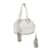 Autre Marque Paola Del Lungo Woven Leather Bag with Fringe White  ref.943888