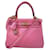 Hermès Hermes Kelly 25 Rosenledertasche Pink  ref.944616