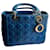 Christian Dior Handtaschen Blau Leder  ref.945029