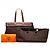 Hermès Hermes Brown Herbag Cabas Toile GM Marrone - vista 14