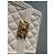 Borsa Chanel North South Boy in pelle caviar beige - vista 5