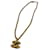 ****CHANEL Vintage Necklace Coco Mark Gold hardware  ref.945711