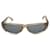 **Gianni Versace Sonnenbrille mit klarem Krua-Rahmen Metall Kunststoff  ref.945743